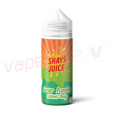 Shays Juice Sour Apple 100ml E-Liquid